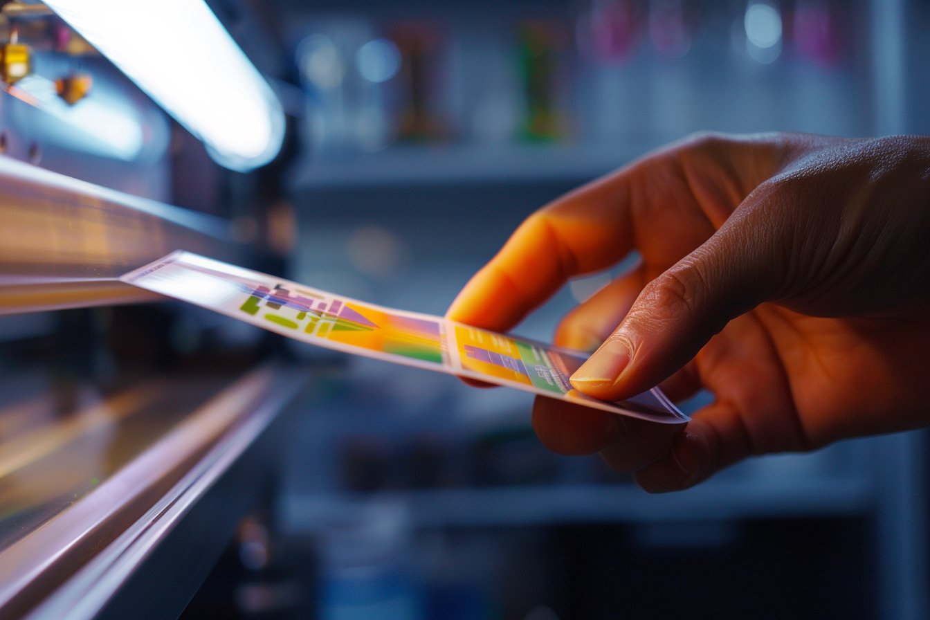 Etikettenprüfung in der Druckproduktion